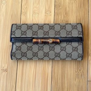 Vintage Gucci Authentic Bamboo Wallet